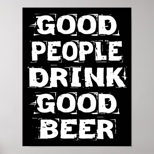 Good Beer Poster (Voorkant)
