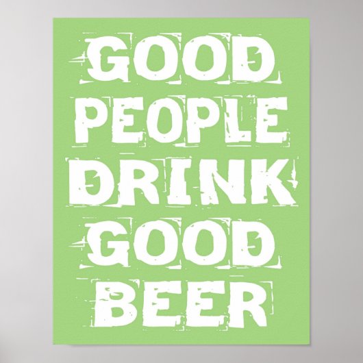 Good Beer Poster (Voorkant)