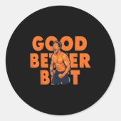 Good Better Ben Johnson  Ronde Sticker (Voorkant)