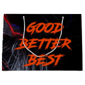 Good Better Best Never Let It Rest Groot Cadeauzakje (Voorkant)