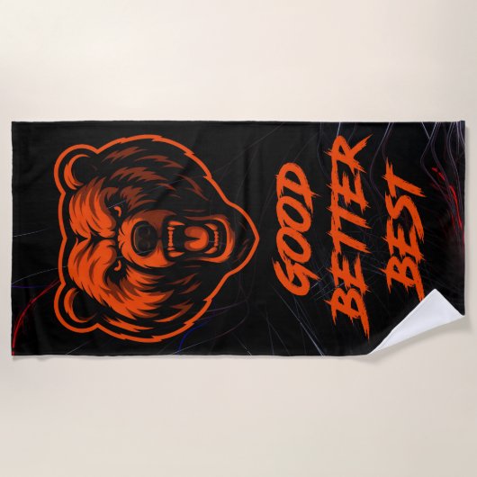 Good Better Best Never Let It Rest Strandlaken (Voorkant)