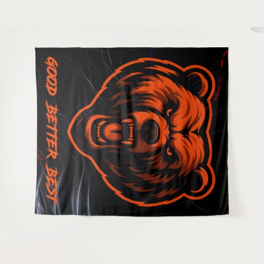 Good Better Best Never Let It Rest Wandkleed (Voorkant (horizontaal))