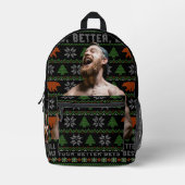 Good Better Best Ugly Christmas Costumize Photos Bedrukte Rugzak (Voorkant)