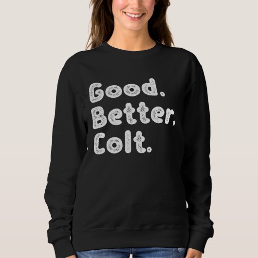 Good better Colt Trui (Voorkant)