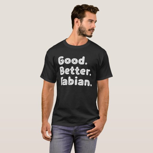 Good better Fabian T-shirt (Voorkant volledig)
