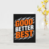 Good Better  Kaart (Gele Bloem)