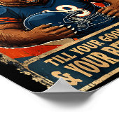 Good Better Never Let It Rest Funny Bear Poster (Hoek)