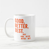 Good Better Never Let It Rest Koffiemok (Links)