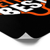 Good Better Never Let It Rest Motivation Bear Claw Poster (Hoek)