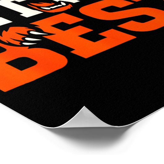 Good Better Never Let It Rest Motivation Bear  Poster (Hoek)