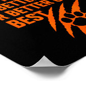 Good Better Never Let It Rest Motivational Mindset Poster (Hoek)