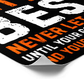 Good Better Never Let It Rest Motivational Quote  Poster (Hoek)