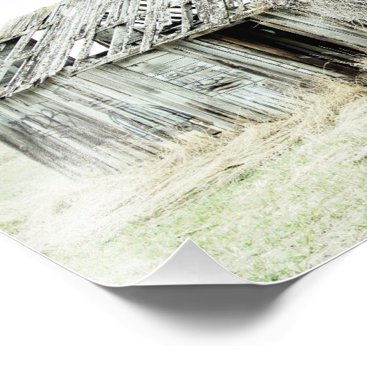 Good Botten Rural Farmhouse Style Barn Foto Afdruk (Hoek)