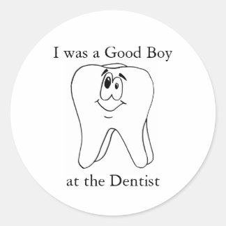 Good Boy bij de Tandarts Stickers