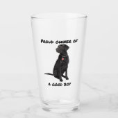 Good Boy Black Lab Glas (Voorkant)