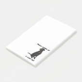 Good Boy Black Lab Post-it® Notes (Schuin)
