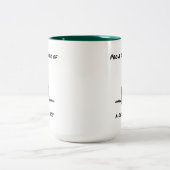 Good Boy Black Lab Tweekleurige Koffiemok (Center)