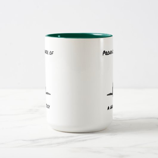 Good Boy Black Lab Tweekleurige Koffiemok (Center)