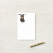 Good Boy Chocolate Lab Post-it® Notes (Op bureau)