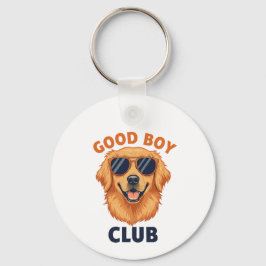 Good Boy Club | Keychain Dog Design