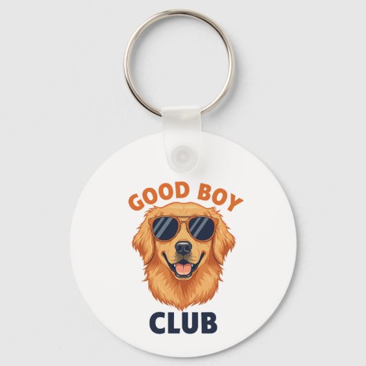 Good Boy Club | Sleutelhanger Hond Design (Voorkant)