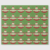 Good Boy Custom Santa Kinder Holiday Cadeaupapier (Vlak)