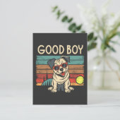 Good Boy Dog Briefkaart (Staand voorkant)