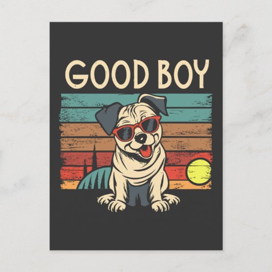 Good Boy Dog Briefkaart (Voorkant)