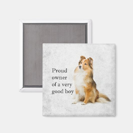 Good Boy Sheltie Magneet (Voorkant / Achterkant)