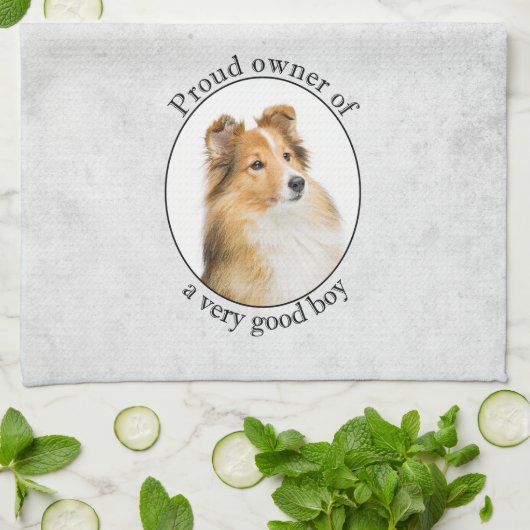 Good Boy Sheltie Theedoek (Gevouwen)