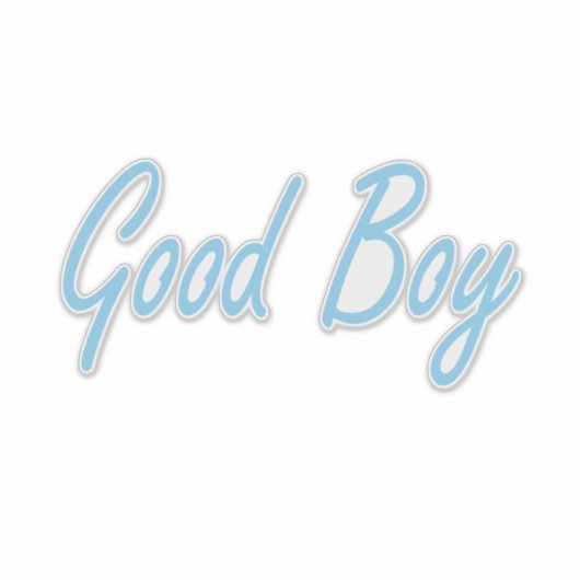 Good boy sticker (Voorkant)