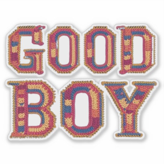 Good boy sticker (Voorkant)