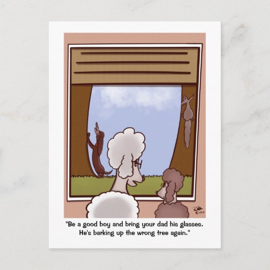 Good Boy Vaderdag Briefkaart (Voorkant)