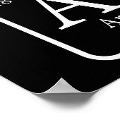 Good Chemistry Jokes Argon Funny Poster blk (Hoek)