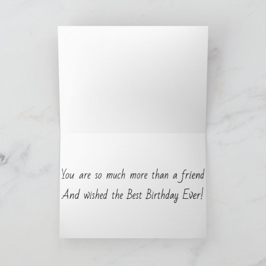 *GOOD* *CLOSE* EN *BEST FRIEND'S* BIRTHDAY KAART (Binnen)