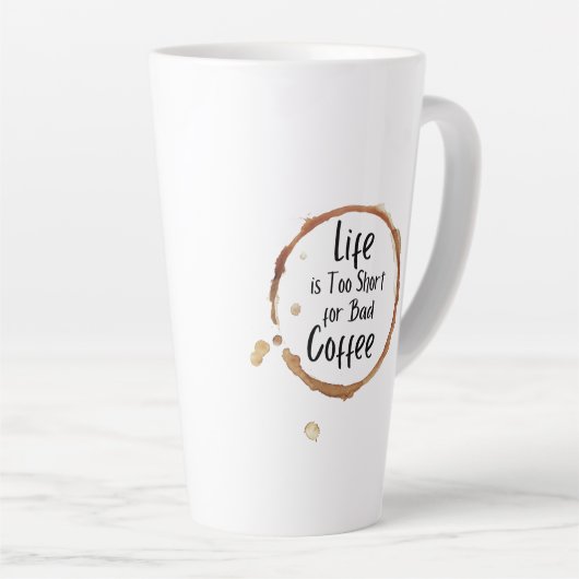 Good Coffee Only Latte Mug Latte Mok (Rechterhoek)