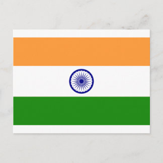 Good color Indian flag "Tiranga" Briefkaart