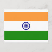 Good color Indian flag "Tiranga" Briefkaart (Voorkant)