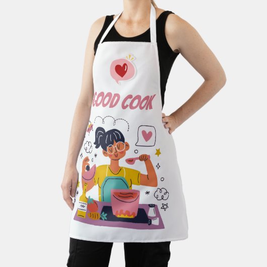 Good Cook Kitchen Apron – Funny & Motivational Coo Schort (Insitu)