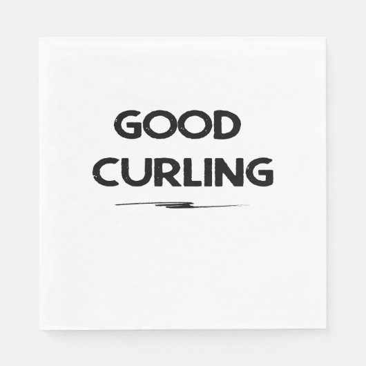 Good Curling Paper Napkin Servetten (Voorkant)