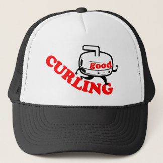 [ GOOD CURLING ] Retro "Stone Guy" Giften door SKO Trucker Pet