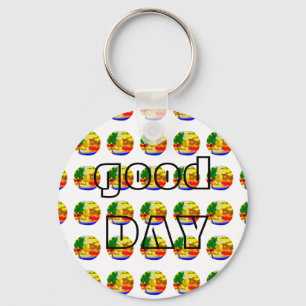 GOOD_DAY_GREEN_YELLOW SLEUTELHANGER