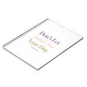 Good Day Laptop Gold Accent Notitieboek (Linkerzijde)