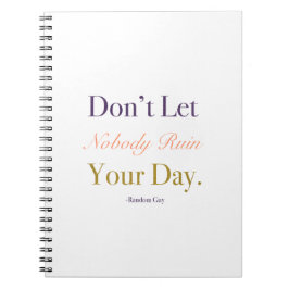 Good Day Laptop Gold Accent Notitieboek