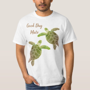 Good Day Mate Zee Turtle Green T-shirt