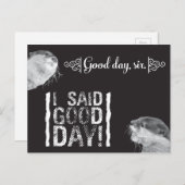Good Day Sir Otter Briefkaart (Voorkant / Achterkant)