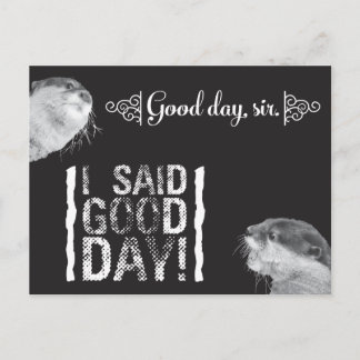 Good Day Sir Otter Briefkaart