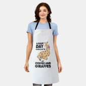 Good Day Starts With Coffee & Giraffe Gift Funny Schort (Gedragen)