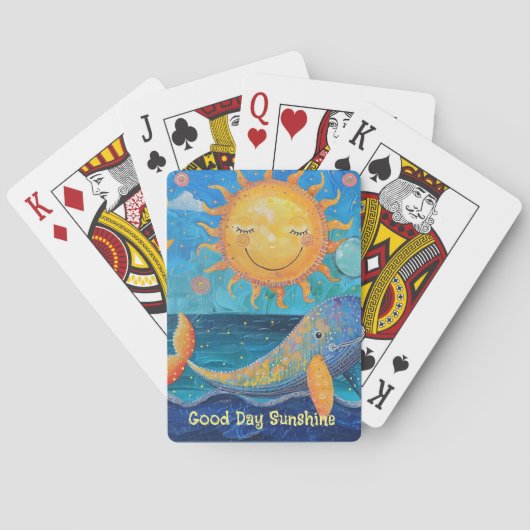 Good Day Sunshine-speelkaarten Pokerkaarten (Achterkant)