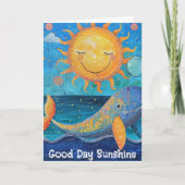 Good Day Sunshine Wenskaart Kaart (Voorkant)